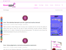 Tablet Screenshot of econimind.com